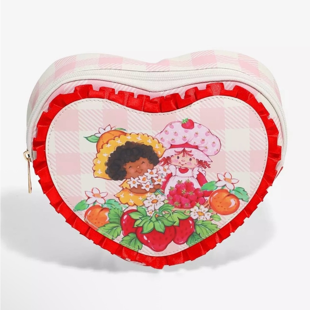 Bioworld Strawberry Shortcake and Orange Blossom Heart-Shaped Bag